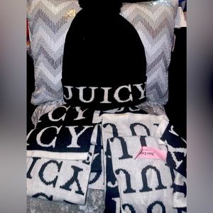 Juicy Couture scarf and hat set